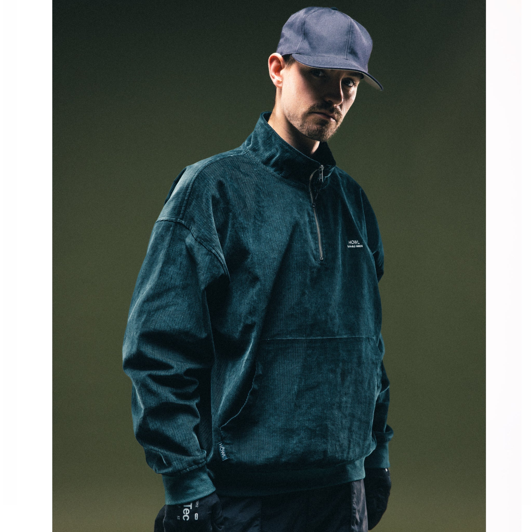 HOWL CORDUROY HALF ZIP