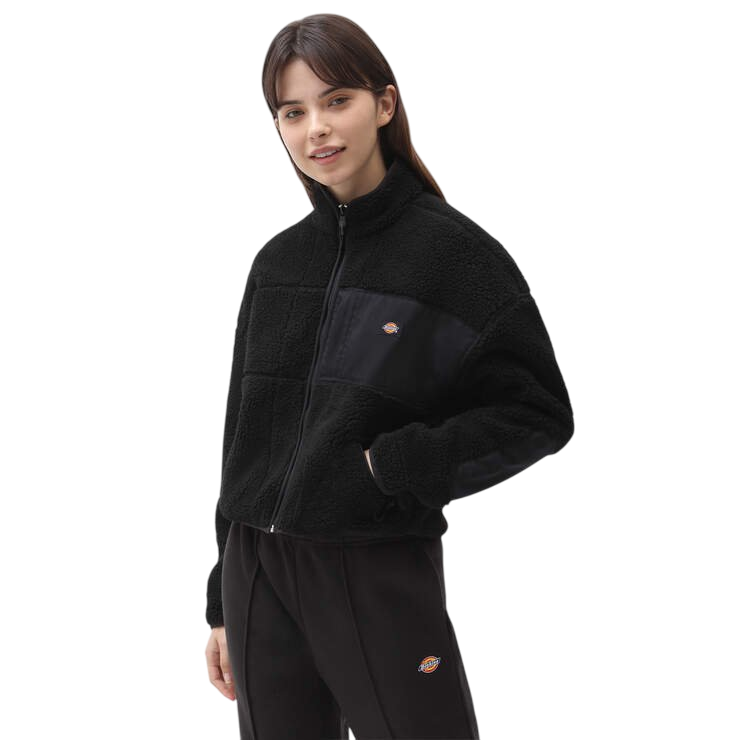 DICKIES W RED CHUTE TEXTURED FLEECE JACKET - Boutique Homies