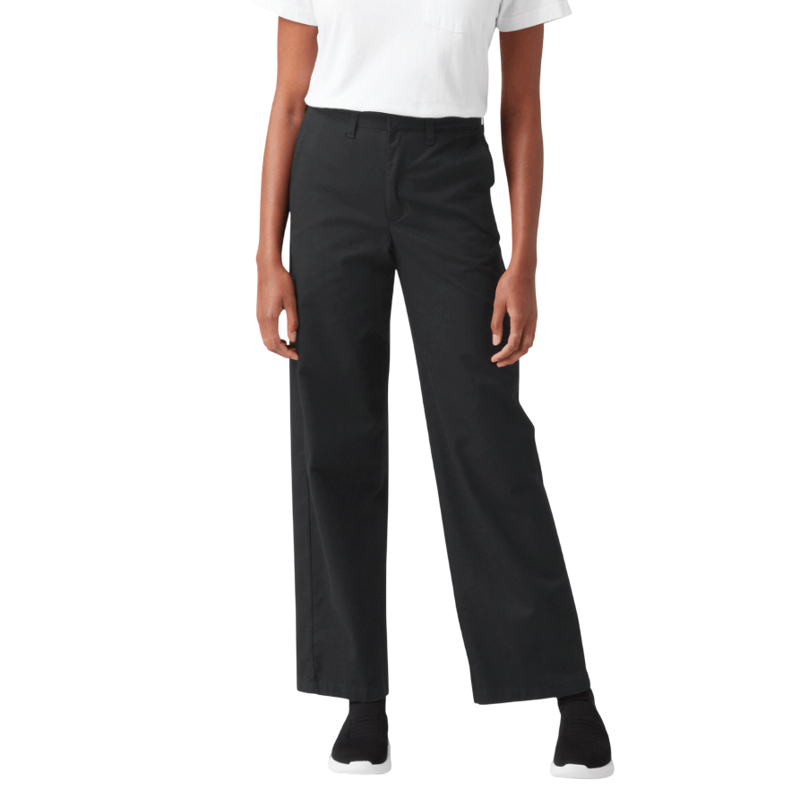 DICKIES W WIDE LEG TWILL PANT - Boutique Homies