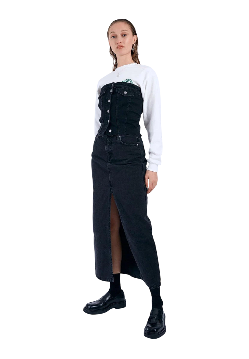 DR DENIM W MYRA SKIRT - Boutique Homies