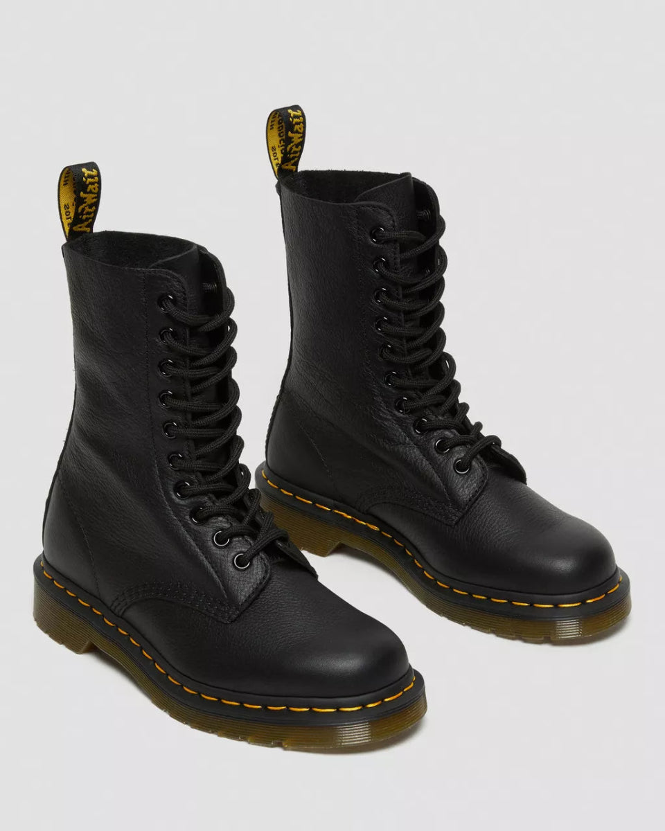 DR MARTENS W 1490 VIRGINIA LEATHER MID CALF BOOTS - Boutique Homies