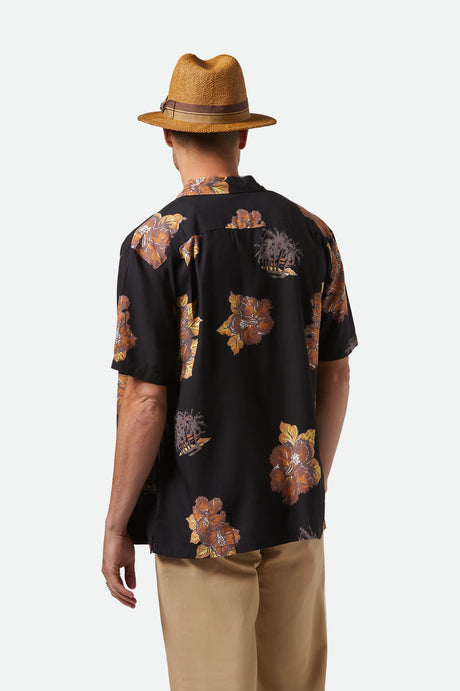 BRIXTON ROMA STRAW FEDORA 