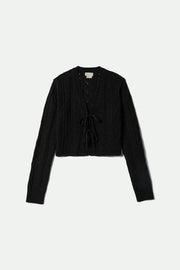 BRIXTON W CROPPED POINTELLE TIE CARGIDAN 