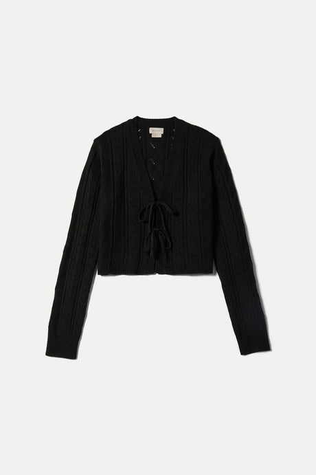 BRIXTON W CROPPED POINTELLE TIE CARGIDAN 