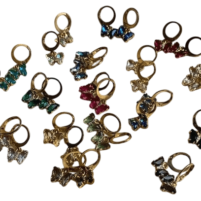 FERVIDO BUTTERFLIES BOUCLE D'OREILLES - Boutique Homies