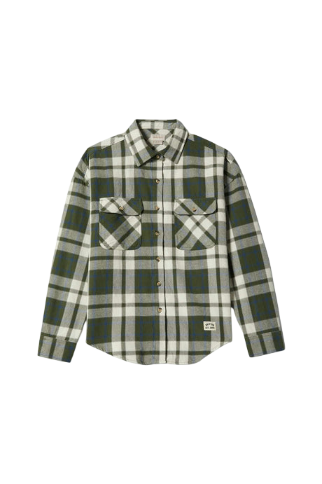 BRIXTON W BOWERY VINTAGE L/S OVERSHIRT