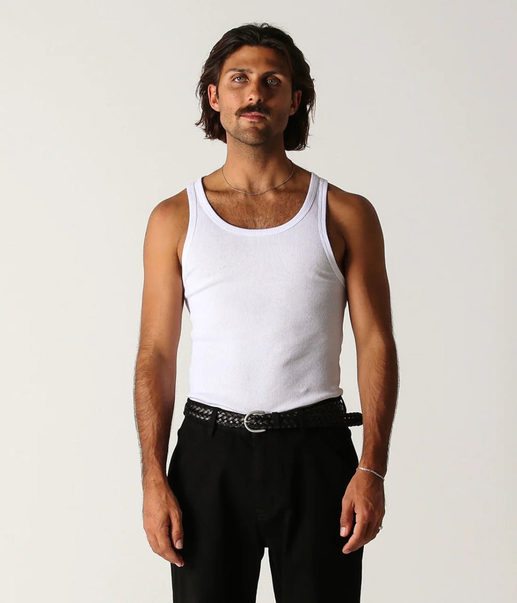 FORMER M UNIFORM RIB SINGLET 3PK - Boutique Homies