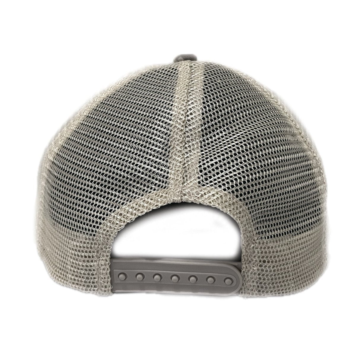 FROSTED PATCH LOGO TRUCKER MESH CAP - Boutique Homies