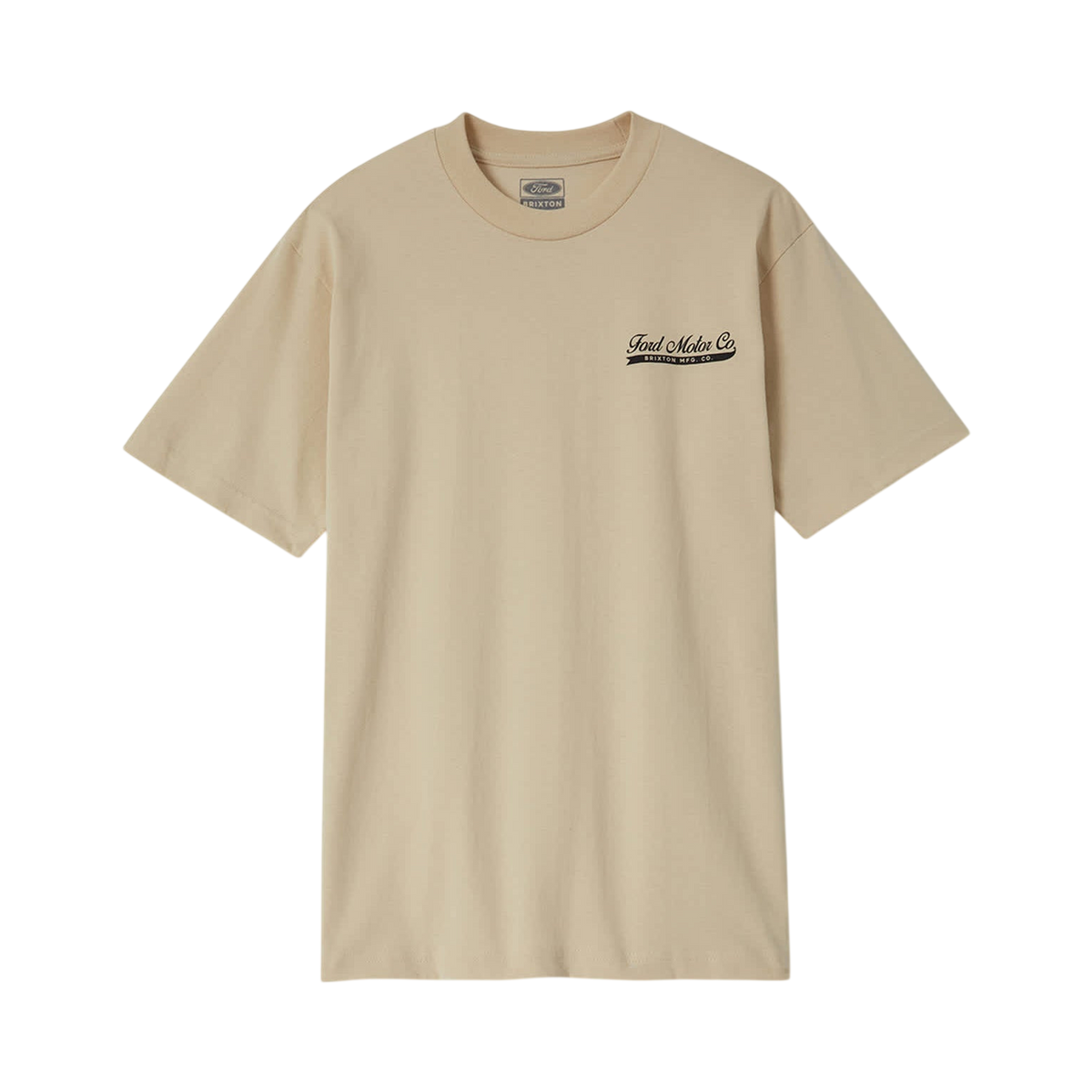 BRIXTON X FORD 71 PICKUP S/S TEE - Wimbledon White