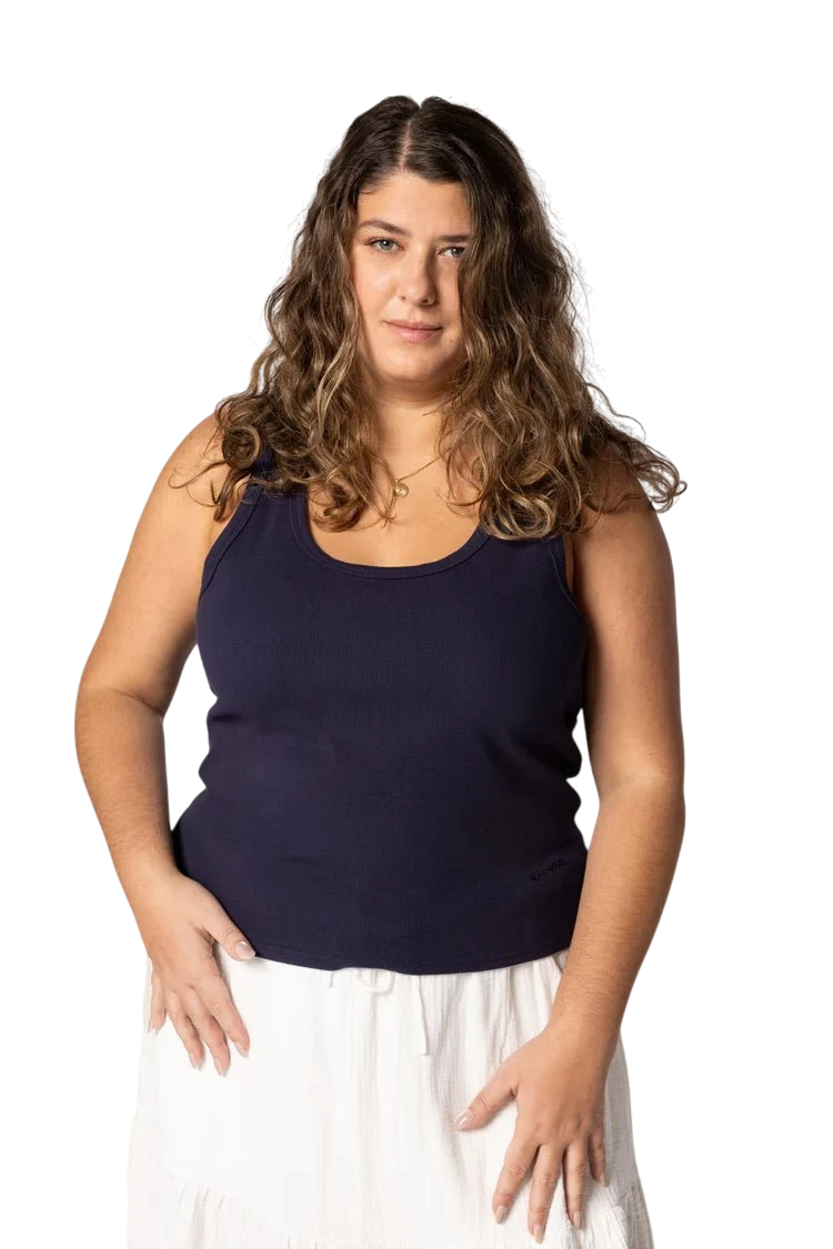 GIRLCRUSH W RIBBED ROUND NECK CAMI - Boutique Homies