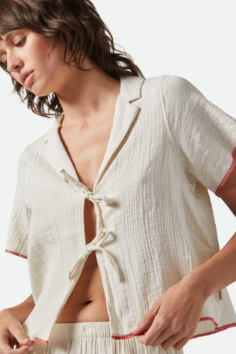 BRIXTON W WANDERING TIE TOP 