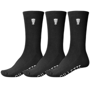 GLOBE GILLETTE CREW SOCKS (3-PACK)