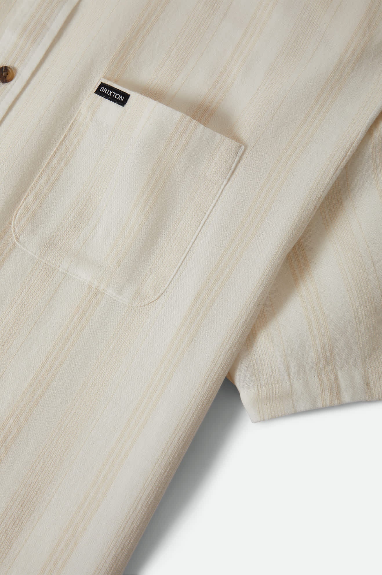 BRIXTON CRU STRIPED DOBBY SS WOVEN