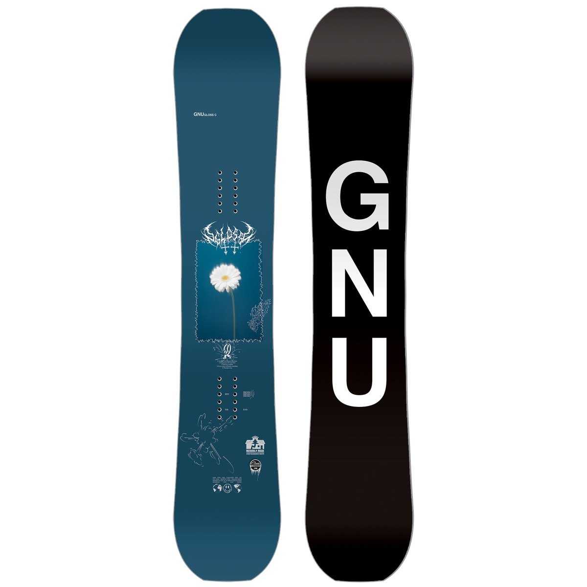GNU W GLOSS C SNOWBOARD - Boutique Homies