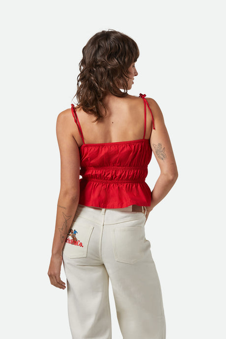 BRIXTON W EDEN SMOCKED TOP 