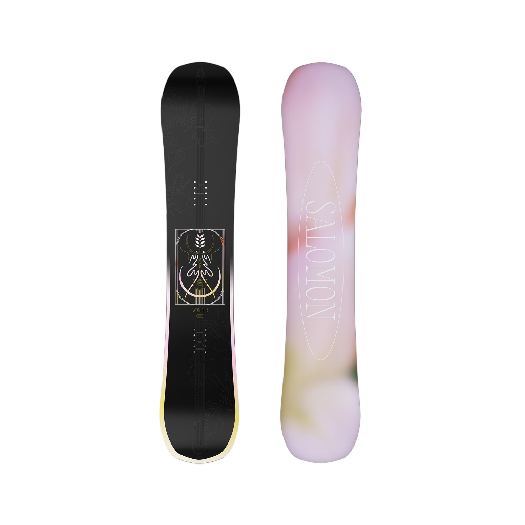 SALOMON W WONDER SNOWBOARD 2027 base et topsheet