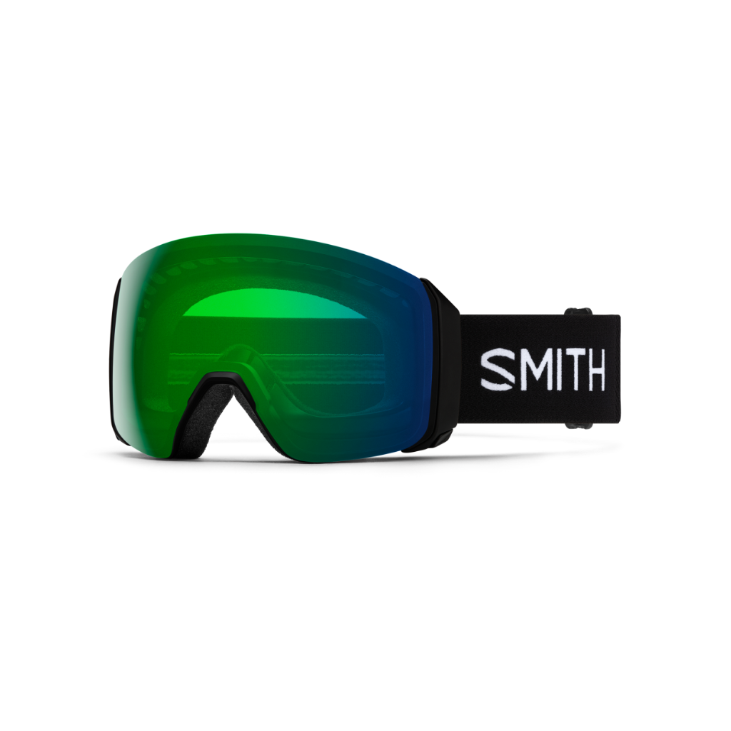 Smith 4D MAG XL Goggle Black ChromaPop Everyday Green Mirror