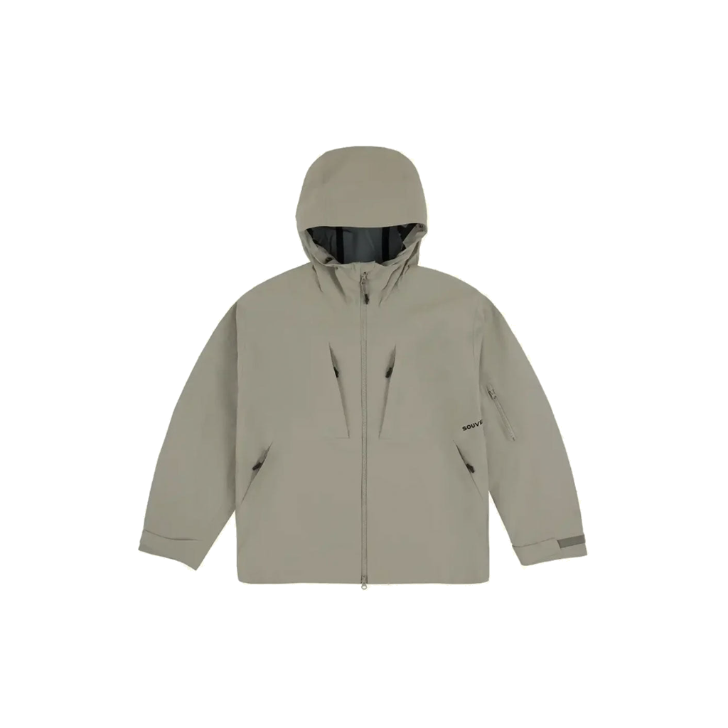 SOUVENIR 3 PLY RIPSTOP JACKET WET SAND