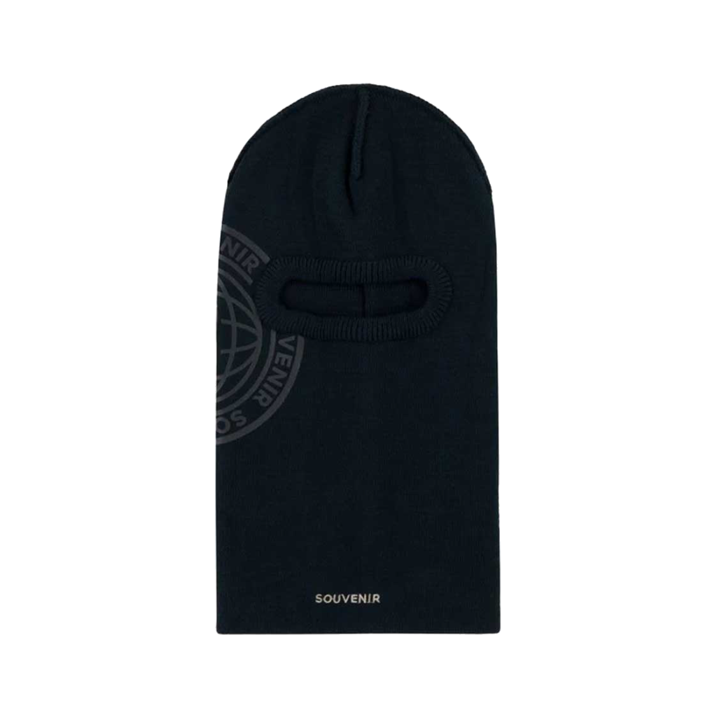 SOUVENIR PRINTED BURGLAR MASK BLACK