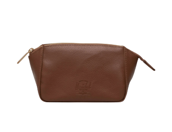 HERSCHEL SMALL MILAN TOILETRY BAG VEGAN LEATHER - Boutique Homies