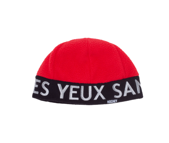 HOCKEY EYES WITHOUT A FACE SHERPA BEANIE - Boutique Homies