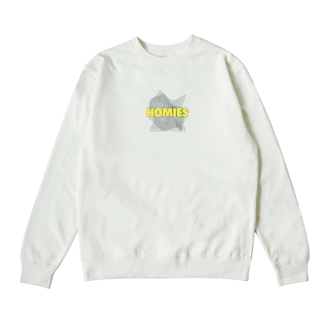 HOMIES DISTORTED CREWNECK - Boutique Homies
