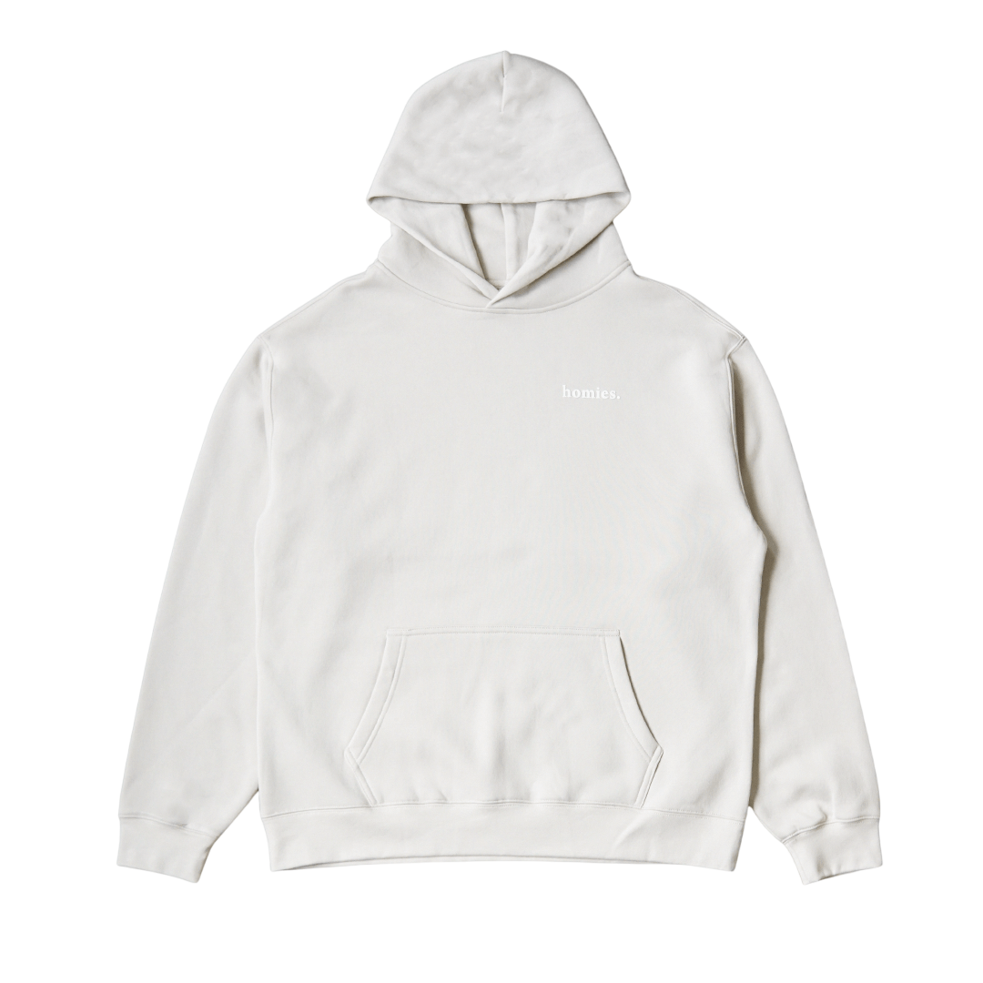 HOMIES SERIF RELAXED HOODIE - Boutique Homies