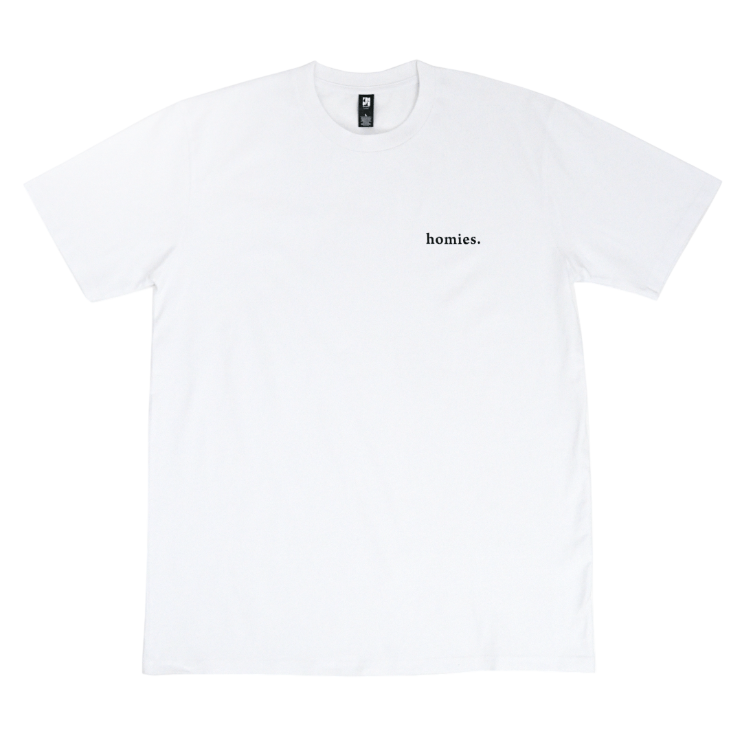 HOMIES SERIF TEE - Boutique Homies