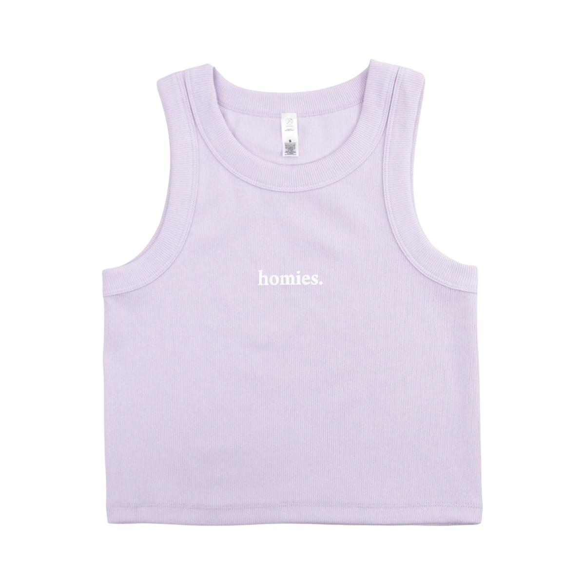 HOMIES SERIF W ORGANIC CROP TOP - Boutique Homies