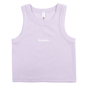HOMIES SERIF W ORGANIC CROP TOP - Boutique Homies