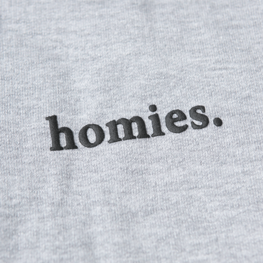 HOMIES SERIF ZIP HOODIE - Homies Shop