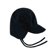 SOUVENIR KNIT VISOR CAP BLACK