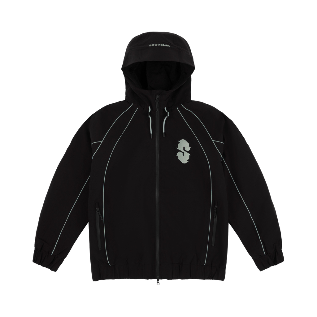 SOUVENIR INSULATED TRACK JACKET BLACK