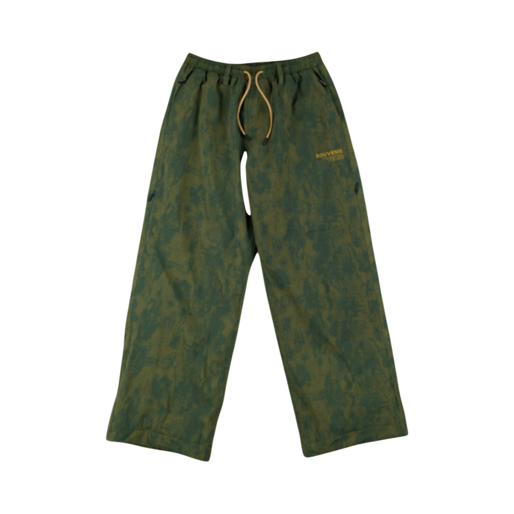 SOUVENIR PARACHUTE PANT ARMY BLOTCH PRINT