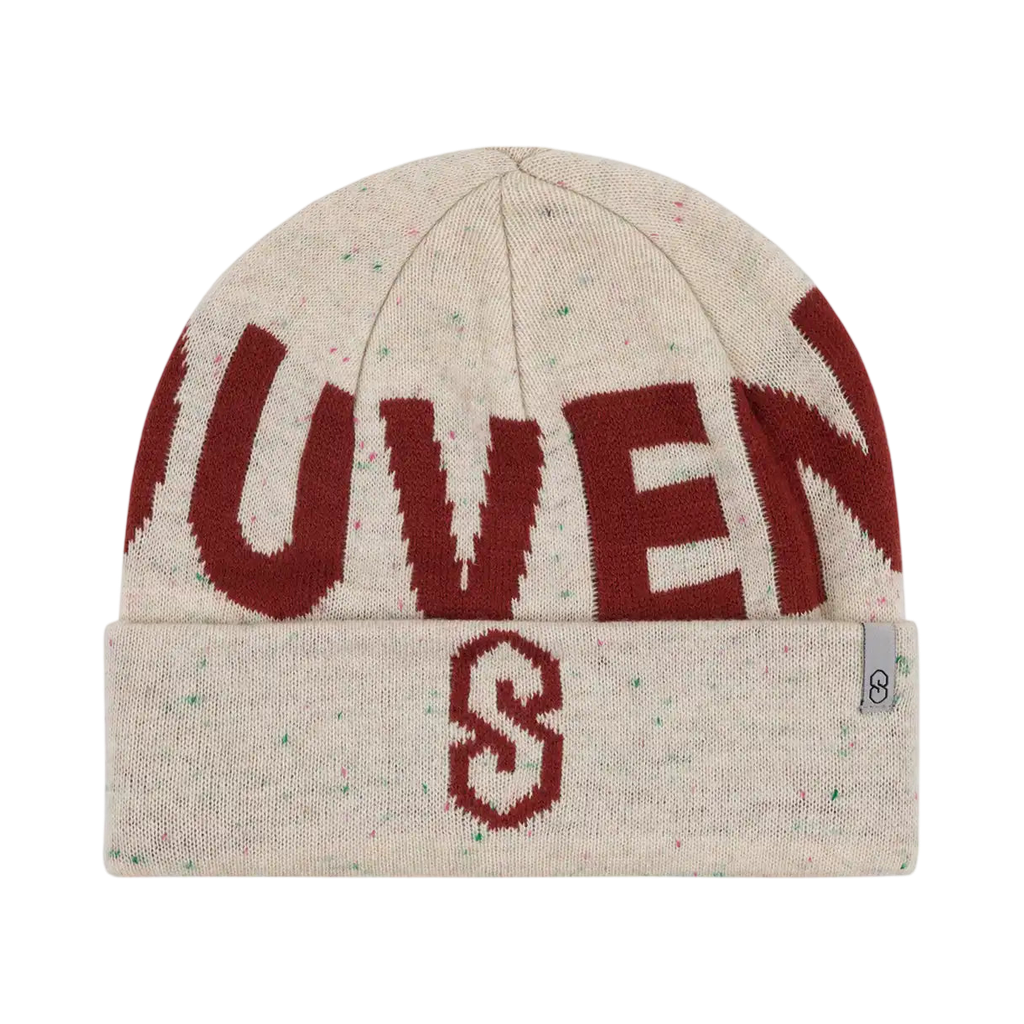 SOUVENIR SPECKLED CUFF BEANIE 2026 MARSHMALLOW