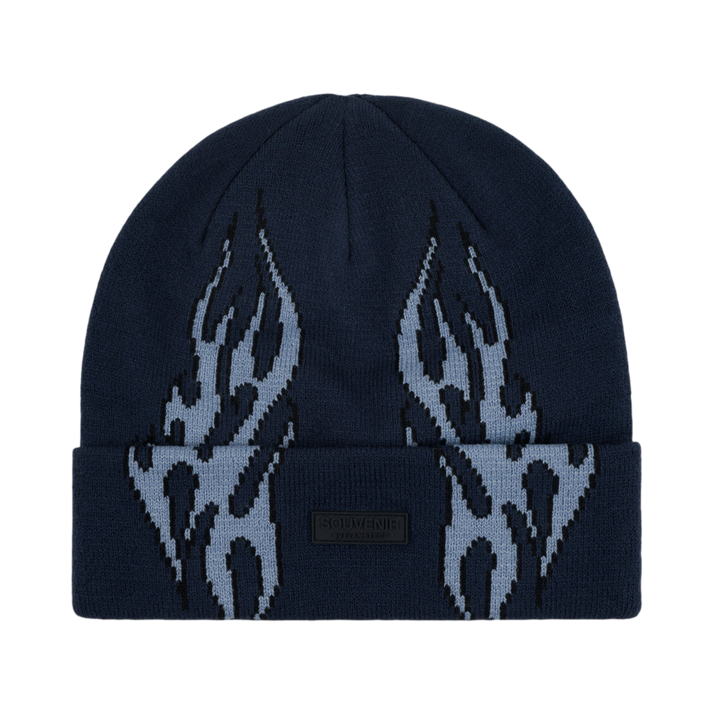SOUVENIR X FLAMETEC FLAME BEANIE BLUE