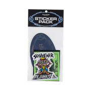 SOUVENIR X FLAMETEC STICKER PACK MULTI