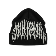 SOUVENIR DIRTY CUFF BEANIE BLACK
