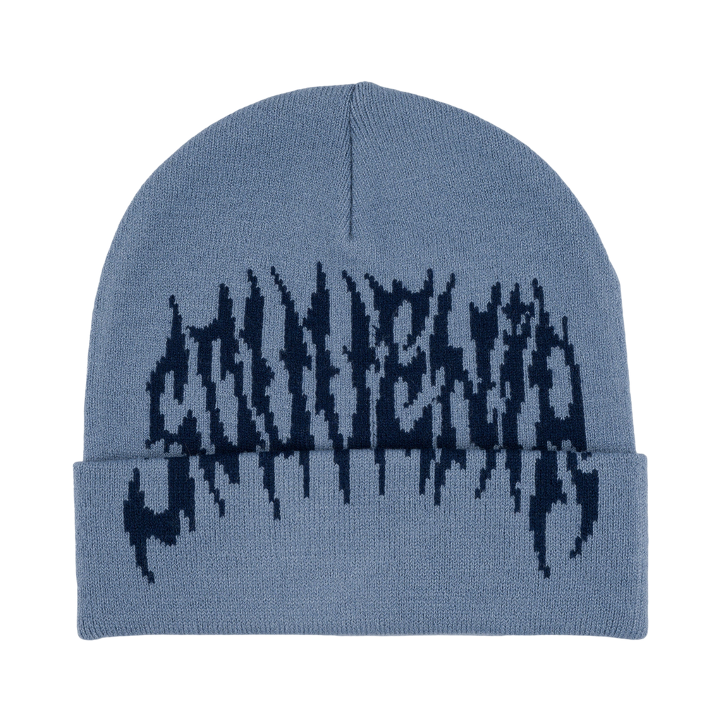 SOUVENIR DIRTY CUFF BEANIE BLUE FOG