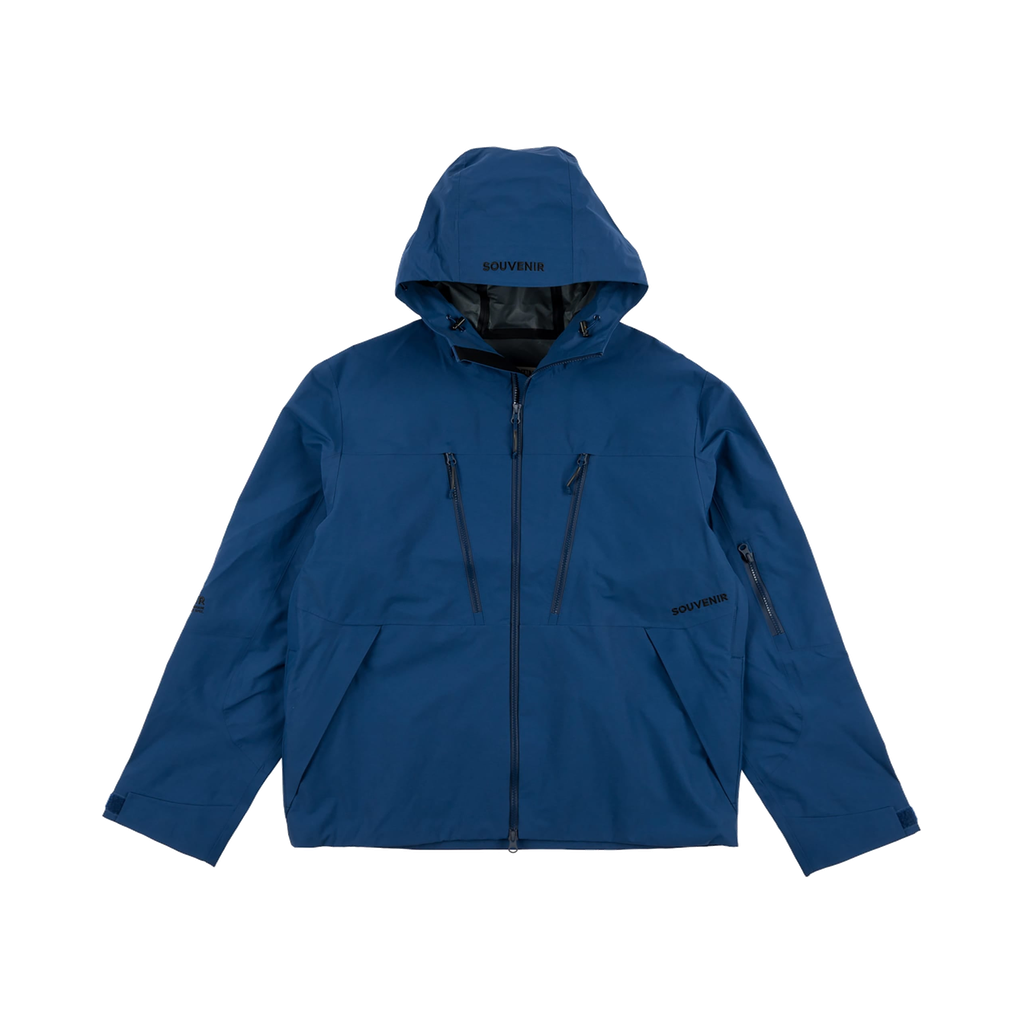 Souvenir 3 Ply Ripstop Jacket Petrol Blue