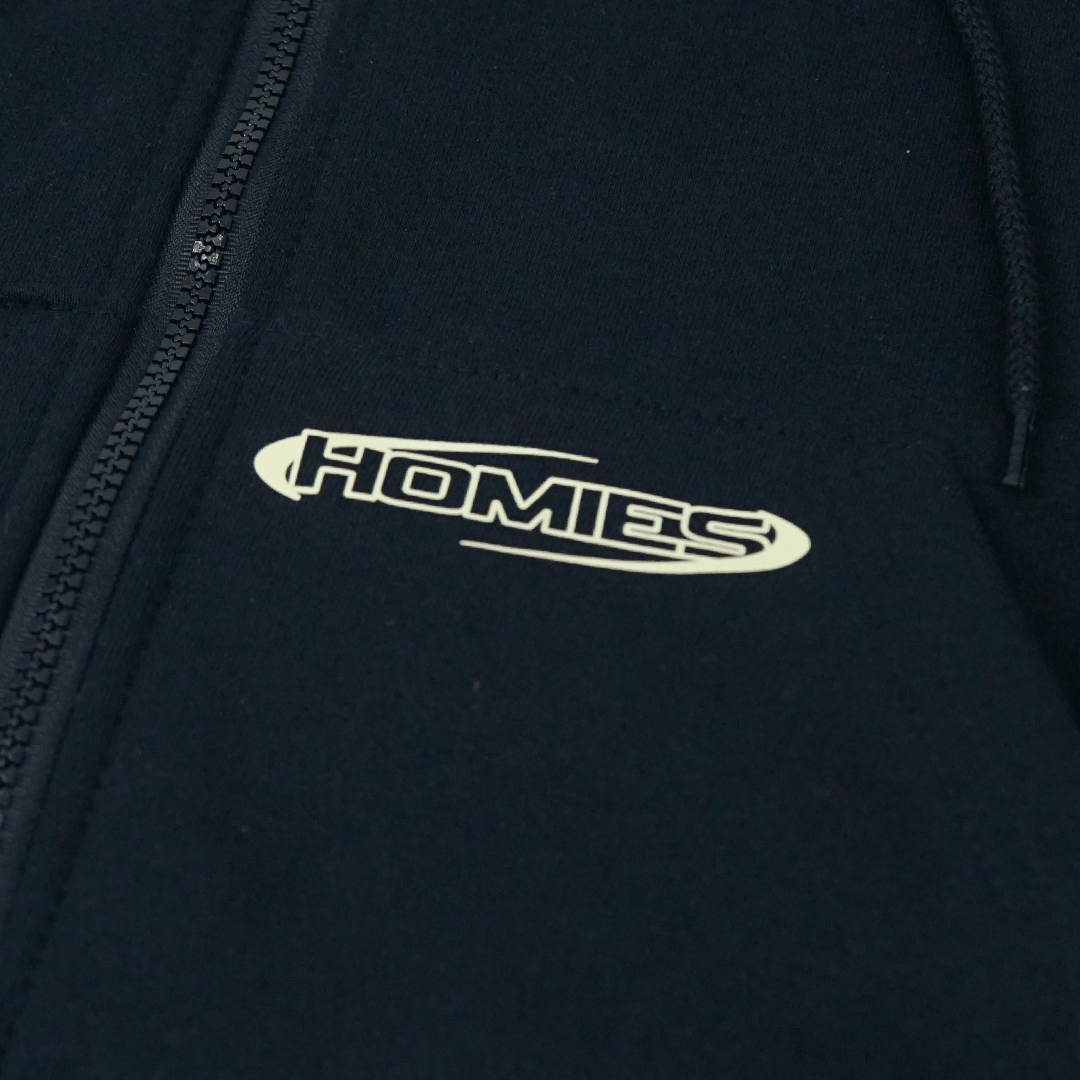 HOMIES SPRAY ZIP HOODIE - Boutique Homies