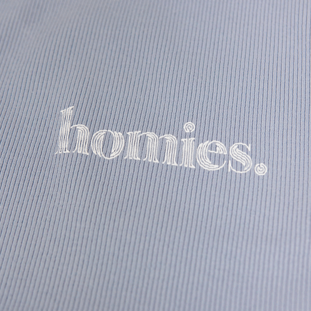 HOMIES W SERIF 2 ORGANIC CROP TANK - Boutique Homies