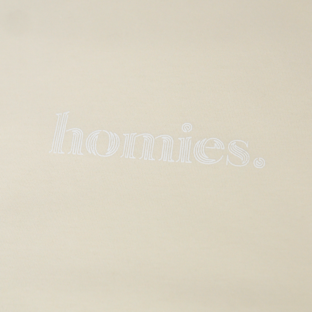 HOMIES W SERIF 2 TEE - Boutique Homies