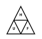 HUF TRIPLE TRIANGLE STICKER - Boutique Homies