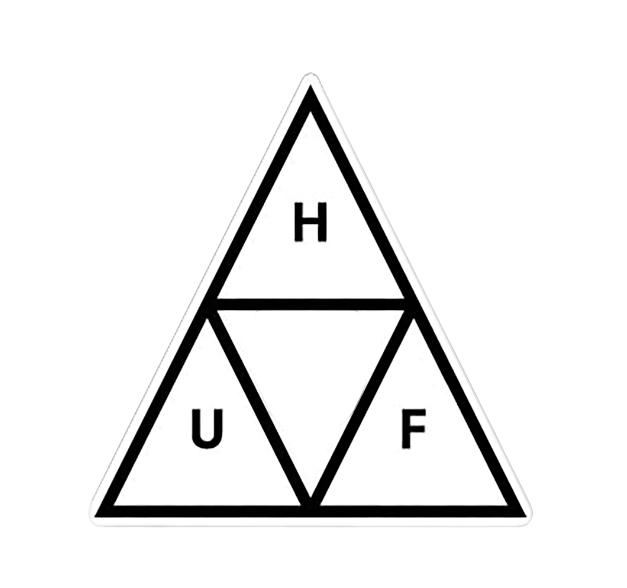 HUF TRIPLE TRIANGLE STICKER - Boutique Homies