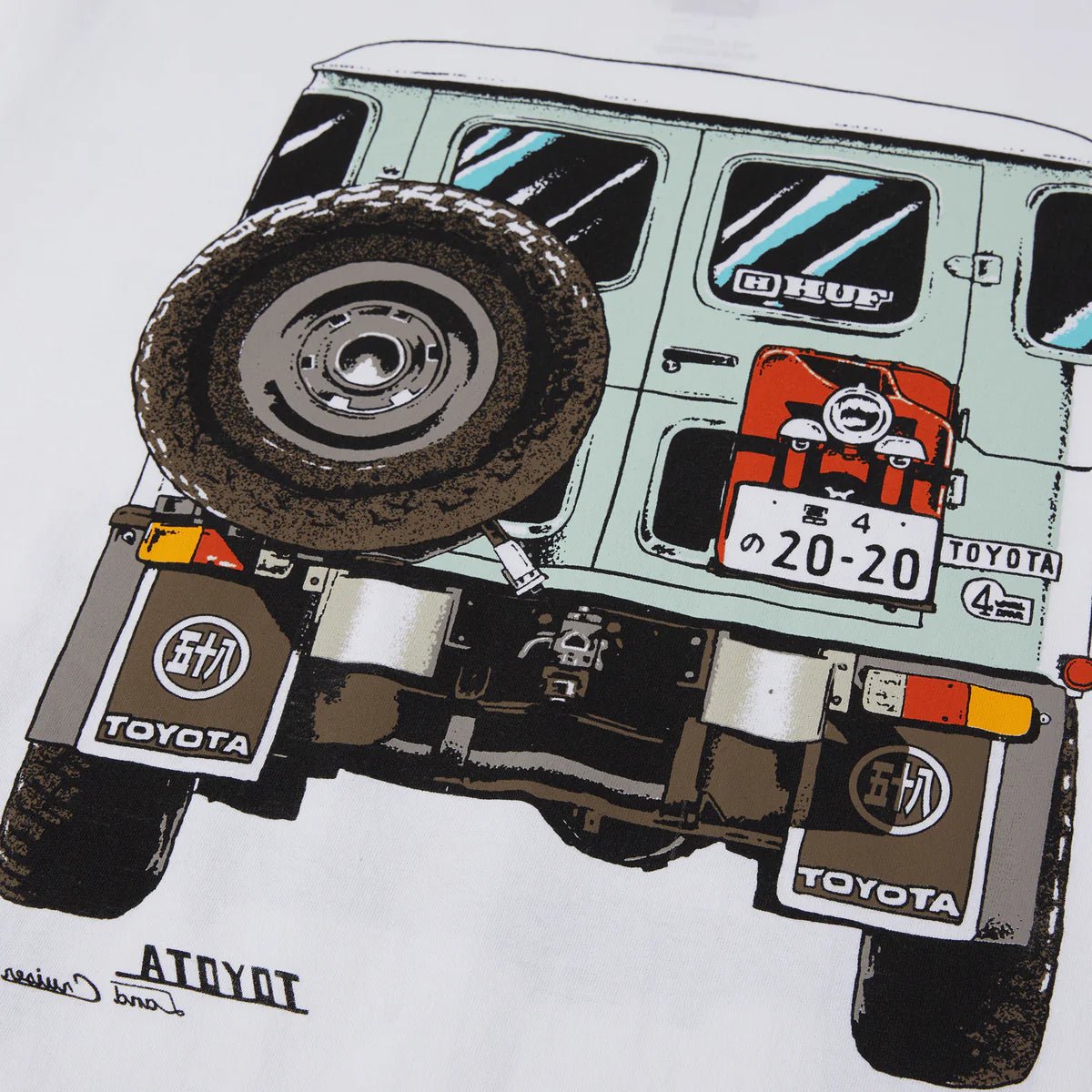 HUF X LAND CRUISER M SIXTIES S/S TEE - Boutique Homies