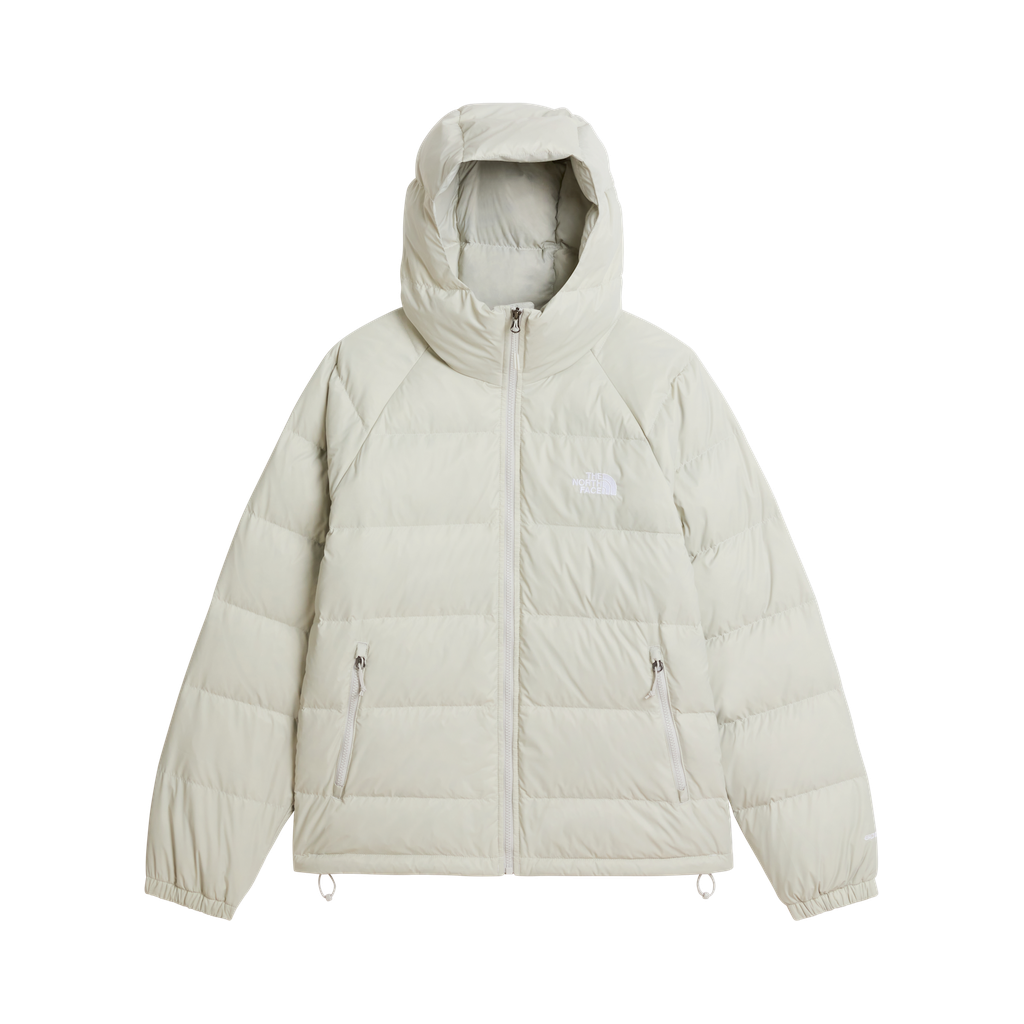 The North Face Hydrenalite Down Hoodie Cumulus Cloud — vue de face sans mannequin