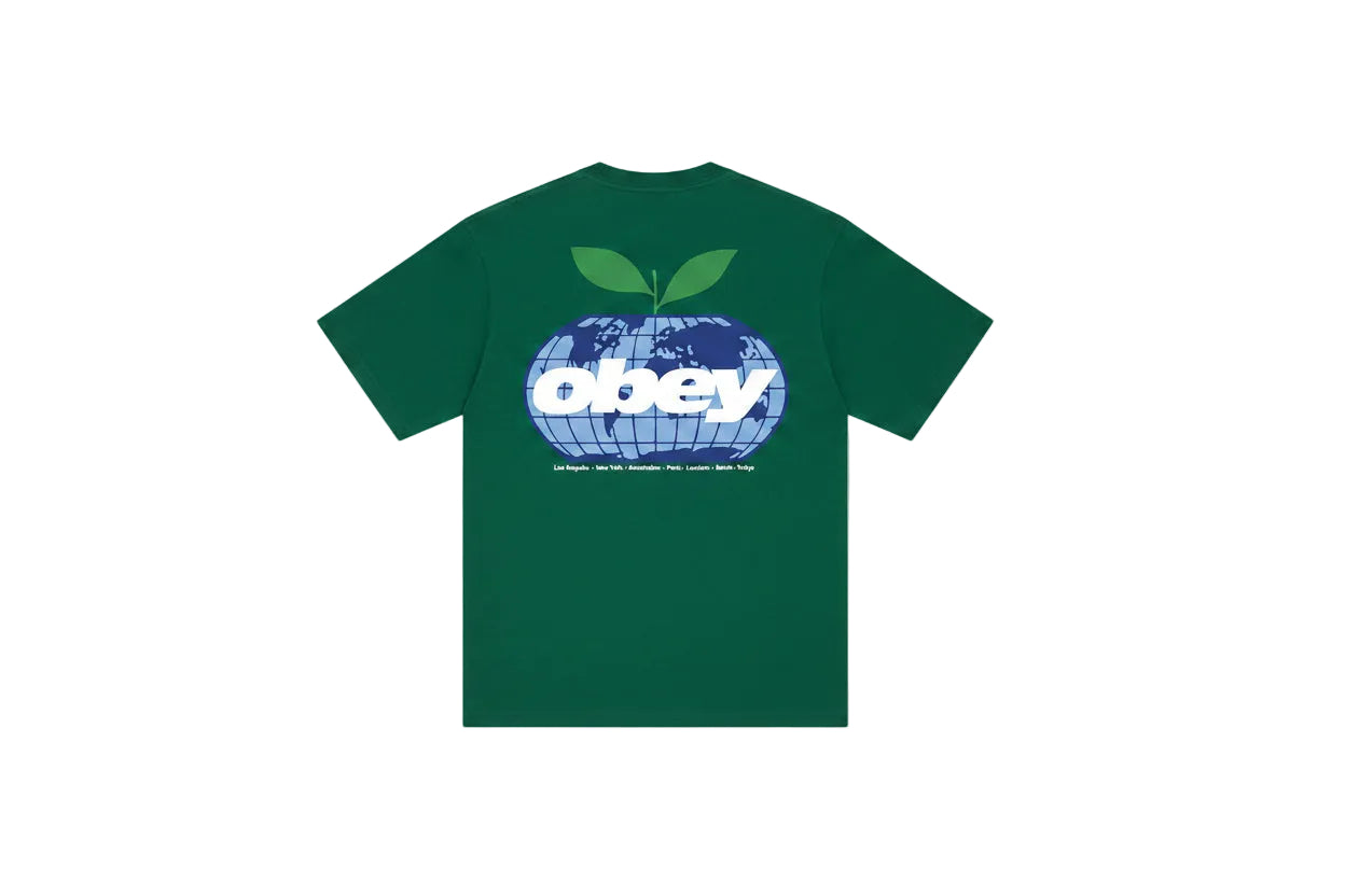 OBEY Intercontinental HW Tee - Forest Green