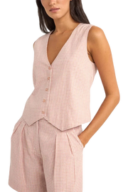 RHYTHM W LOLA CHECK VEST 
