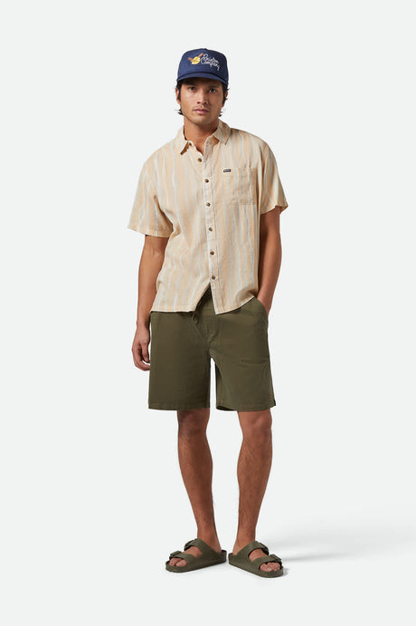 BRIXTON CRU SLUB S/S WVN 